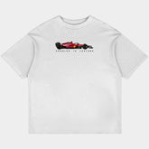 Charles 16 Leclerc Oversized White Tee